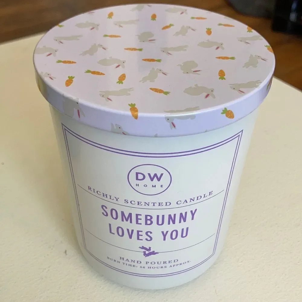 DW Home Hand Poured Candle Somebunny Loves You